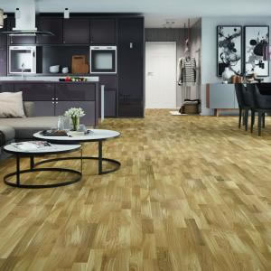 Artisan Flooring - 3 Strip Family Oak
