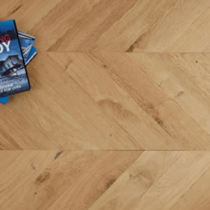 Artisan Flooring Alnwick Chevron/Unfinished Multi-Ply Oak - Flooring Product image