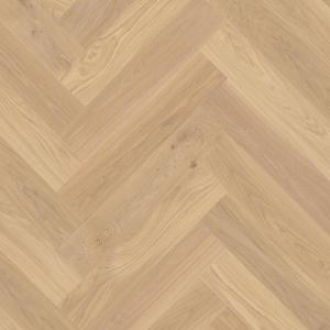 Artisan Flooring - Herringbone Click White Brushed Live Natural Oak Adagio